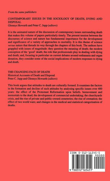 Produktbild: The Unknown Country: Death in Australia, Britain and the USA