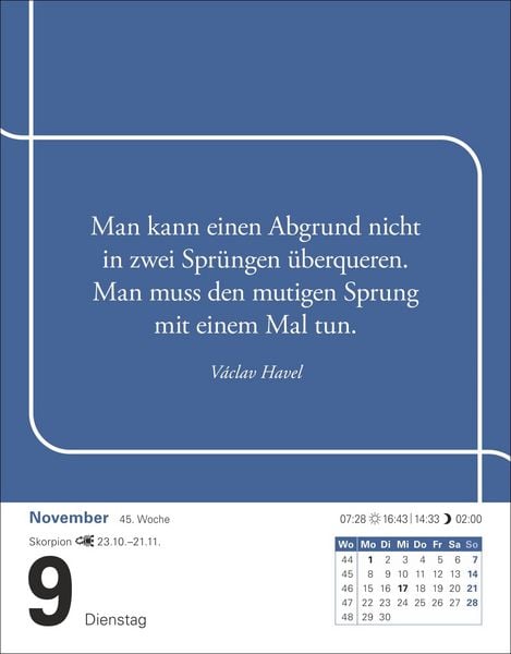Produktbild: Zitate Tagesabrei&szlig;kalender 2027