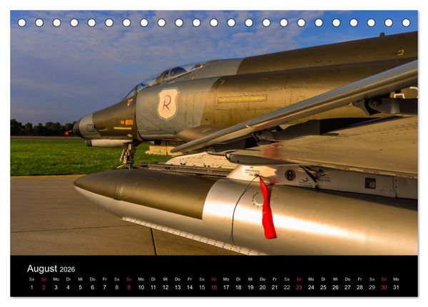 Produktbild: Phantoms bei der Luftwaffe (Tischkalender 2026 DIN A5 quer), CALVENDO Monatskalender