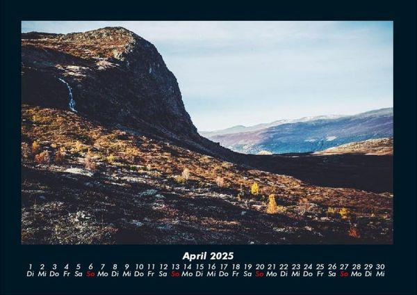 Produktbild: Bergige Welten 2025 Fotokalender DIN A4
