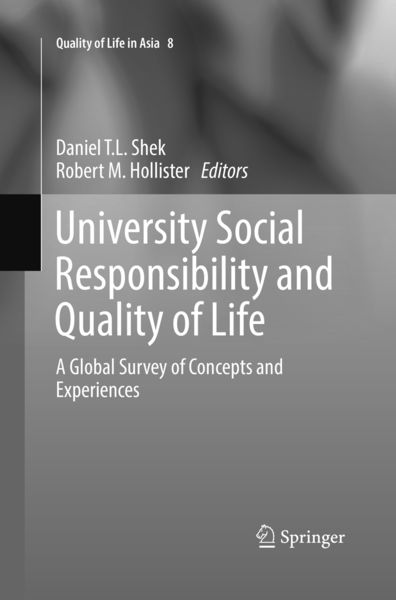 Produktbild: University Social Responsibility and Quality of Life