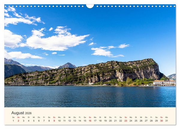 Produktbild: Wanderreise Gardasee (Wandkalender 2026 DIN A3 quer), CALVENDO Monatskalender