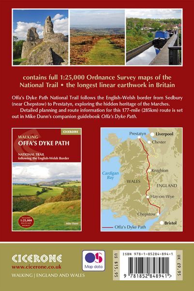 Produktbild: Offa's Dyke Map Booklet