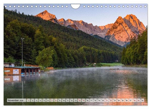 Produktbild: Unterwegs im Werdenfelser Land (Wandkalender 2026 DIN A4 quer), CALVENDO Monatskalender
