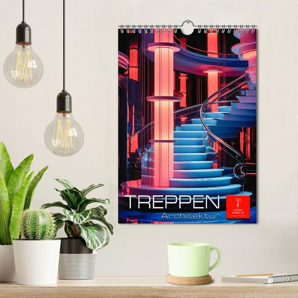 Produktbild: Treppen Architektur (Wandkalender 2026 DIN A4 hoch), CALVENDO Monatskalender