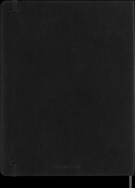 Moleskine Smart Notebook, Extra Large, Ruled, Black, Soft Cover (7.5 x 10)