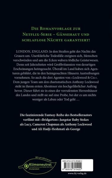 Produktbild: Lockwood & Co. - Die Seufzende Wendeltreppe - Der Roman zur Serie