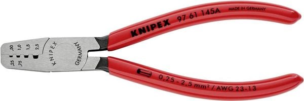 Knipex 97 61 145A Crimpzange Aderendhülsen 0.25 bis 2.5mm²