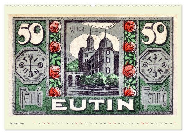 Produktbild: Gru&szlig; aus Eutin (hochwertiger Premium Wandkalender 2026 DIN A2 quer), Kunstdruck in Hochglanz