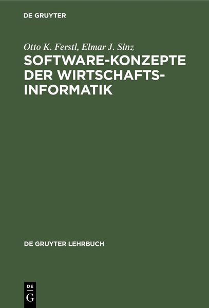 Produktbild: Software-Konzepte der Wirtschaftsinformatik