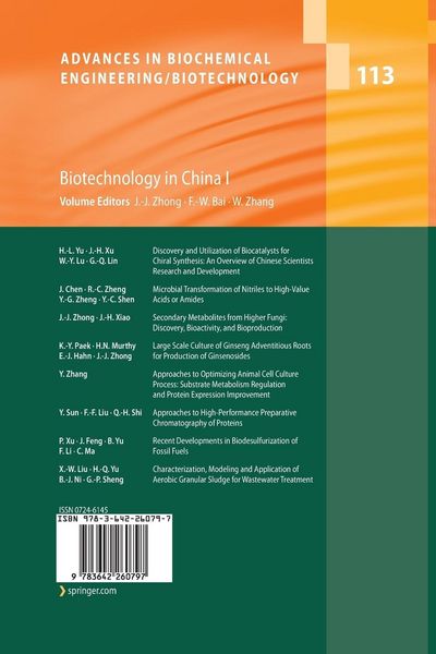 Produktbild: Biotechnology in China I