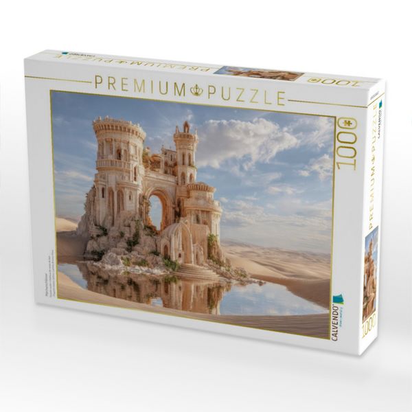 Produktbild: CALVENDO Puzzle M&auml;rchenschl&ouml;sser | 1000 Teile Lege-Gr&ouml;&szlig;e 64x48cm Foto-Puzzle f&uuml;r gl&uuml;ckliche Stunden