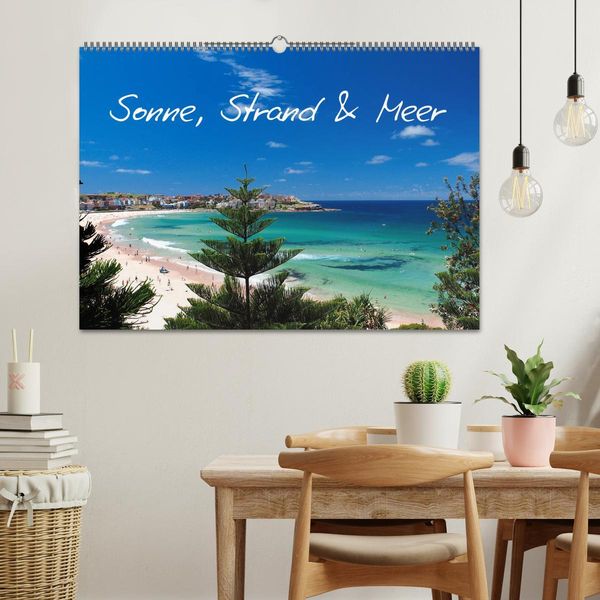 Produktbild: Sonne, Strand & Meer (Wandkalender 2026 DIN A2 quer), CALVENDO Monatskalender