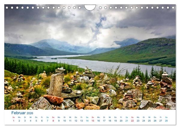 Produktbild: Schottlands S&uuml;den 2026. Impressionen zwischen Edinburgh, Loch Ness und Isle of Skye (Wandkalender 2026 DIN A4 quer), CALVENDO Monatskalender