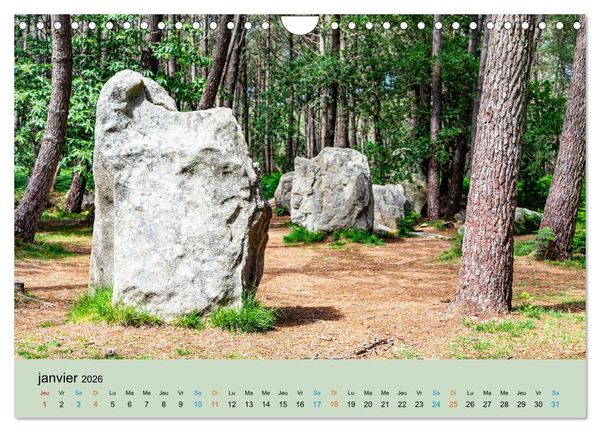 Produktbild: M&eacute;galithes myst&eacute;rieux (Calendrier mural 2026 DIN A4 vertical), CALVENDO calendrier mensuel
