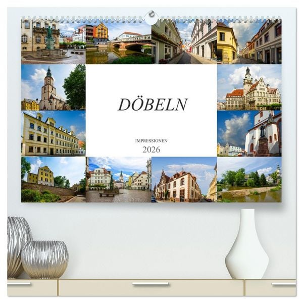 Produktbild: D&ouml;beln Impressionen (hochwertiger Premium Wandkalender 2026 DIN A2 quer), Kunstdruck in Hochglanz