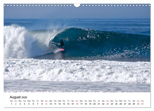 Produktbild: SURFERS AND WAVES (Wall Calendar 2026 DIN A3 landscape), CALVENDO 12 Month Wall Calendar