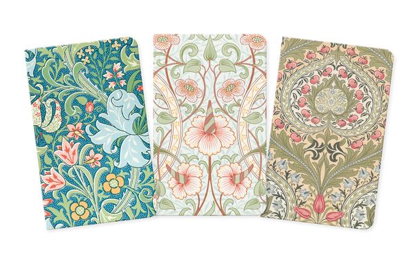Produktbild: Dreier Set Mini-Notizb&uuml;cher: William Morris Gallerie