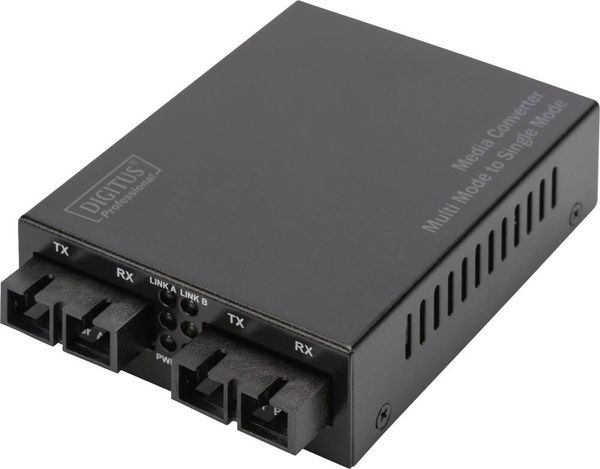 Digitus DN-82124 IEEE 802.3z 1000BASE-SX, SC Duplex Medienkonverter 1000 MBit/s