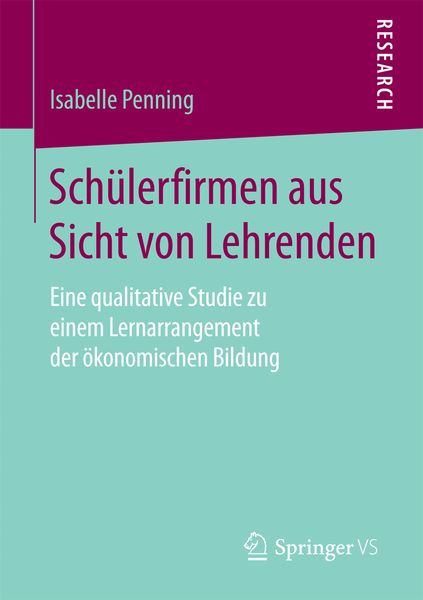 Produktbild: Sch&uuml;lerfirmen aus Sicht von Lehrenden