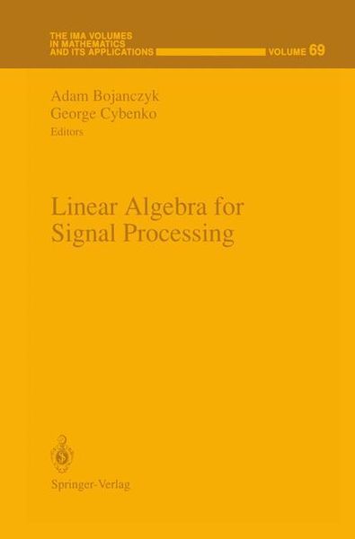 Produktbild: Linear Algebra for Signal Processing