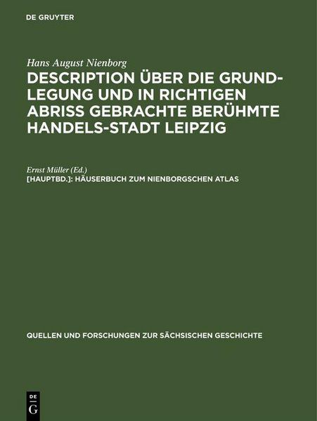 Produktbild: H&auml;userbuch zum Nienborgschen Atlas