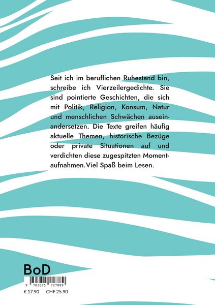 Produktbild: Vier Zeilen mit Ironie