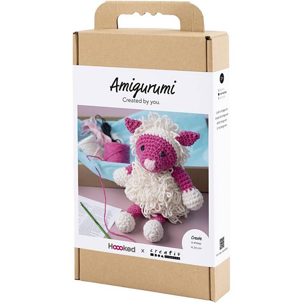 Produktbild: Creativ Company Kreativ Set Amigurumi, Schaf, Pink, Creme
