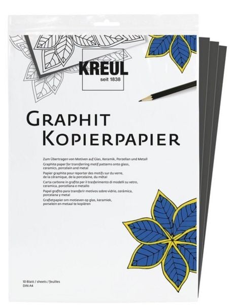 KREUL Graphit-Kopierpapier 10 Blatt 21 x 30 cm, 10 Blatt, DIN A4