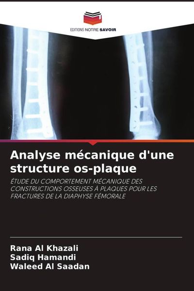 Produktbild: Analyse m&eacute;canique d'une structure os-plaque