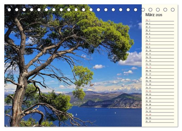 Produktbild: Kroatien (Tischkalender 2026 DIN A5 quer), CALVENDO Monatskalender