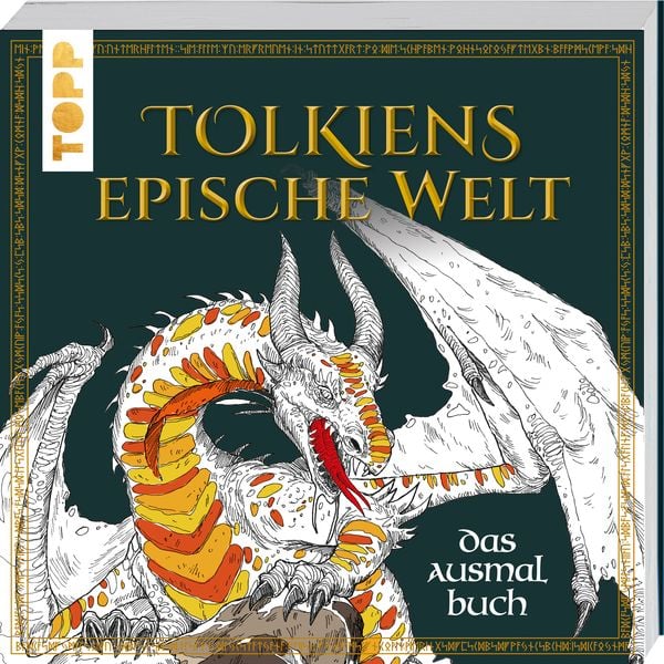 Tolkiens epische Welt. Das Ausmalbuch, Taschenbuch von Mauro Mazzara, Frechverlag GmbH, 978-3-7358-8023-9