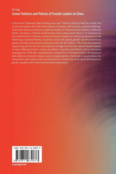 Produktbild: Career Patterns and Policies of Female Leaders in China