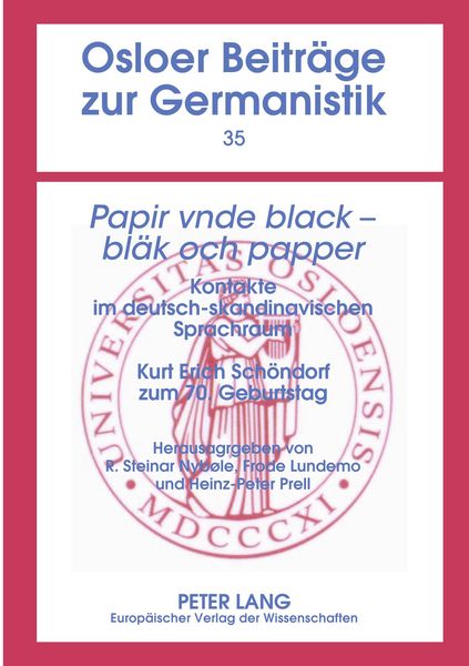 «Papir vnde black – bläk och papper», Taschenbuch von , Peter Lang GmbH, Internationaler Verlag der Wissenschaften, 9783631512098