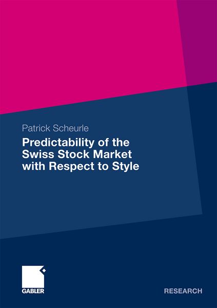 Produktbild: Predictability of the Swiss Stock Market with Respect to Style