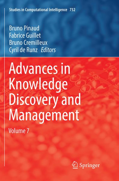 Produktbild: Advances in Knowledge Discovery and Management