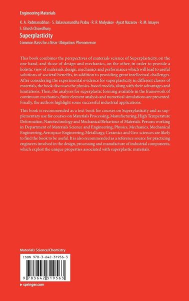 Produktbild: Superplasticity