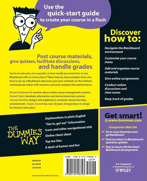 Produktbild: Blackboard For Dummies