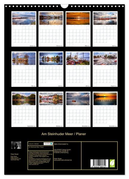 Produktbild: Am Steinhuder Meer / Planer (Wandkalender 2026 DIN A3 hoch), CALVENDO Monatskalender