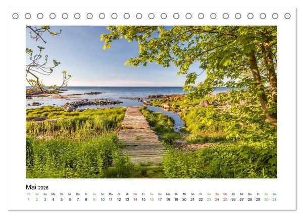 Produktbild: Stille Oasen (Tischkalender 2026 DIN A5 quer), CALVENDO Monatskalender
