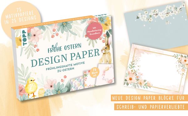 Produktbild: Design Paper Frohe Ostern A5