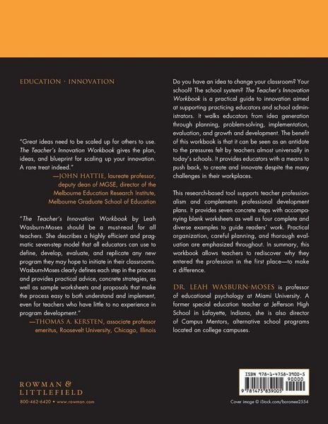 Produktbild: Teacher's Innovation Workbook