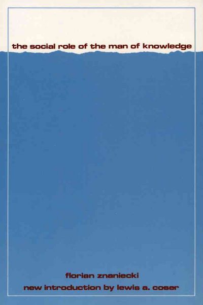 Produktbild: The Social Role of the Man of Knowledge