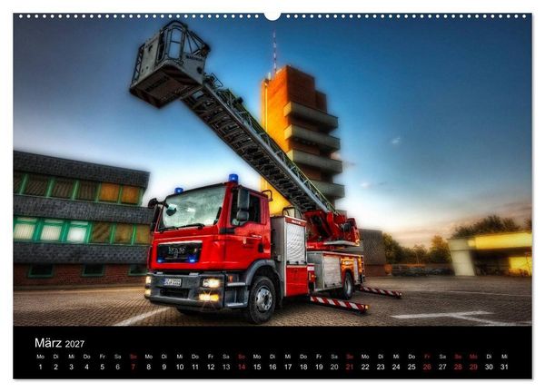 Produktbild: Berufsfeuerwehr Salzgitter (hochwertiger Premium Wandkalender 2027 DIN A2 quer), Kunstdruck in Hochglanz