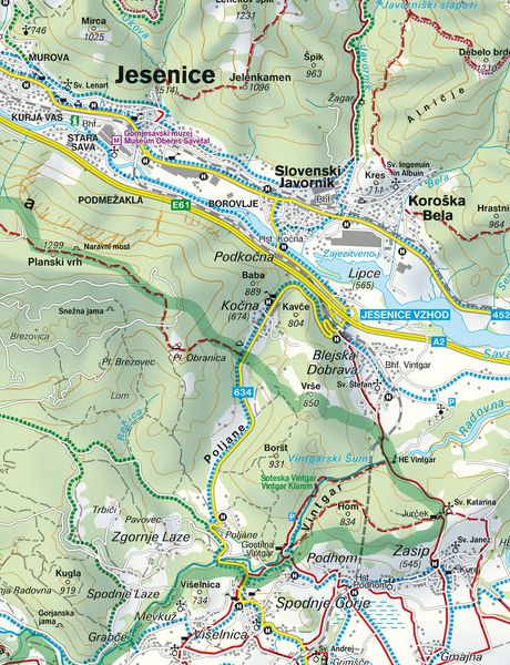 Produktbild: Freytag & berndt Wanderkarte WK 141 Julische Alpen 1:50.000