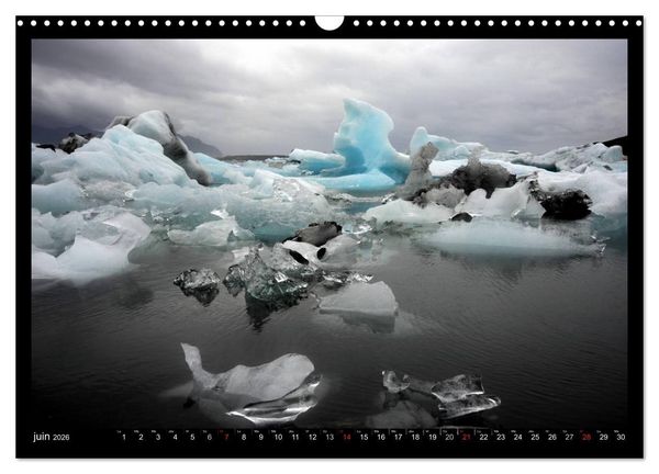 Produktbild: Balade en Islande (Calendrier mural 2026 DIN A3 vertical), CALVENDO calendrier mensuel