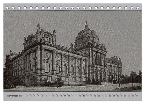 Produktbild: Hannover, alte Aufnahmen neu interpretiert. (Tischkalender 2026 DIN A5 quer), CALVENDO Monatskalender