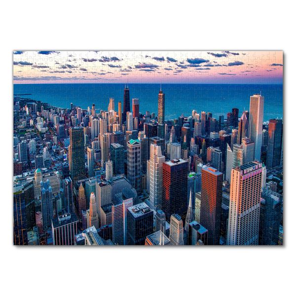 Produktbild: Lais Puzzle Chicago 1000 Teile