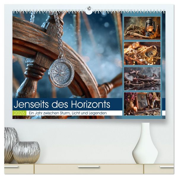 Produktbild: Jenseits des Horizonts (hochwertiger Premium Wandkalender 2026 DIN A2 quer), Kunstdruck in Hochglanz