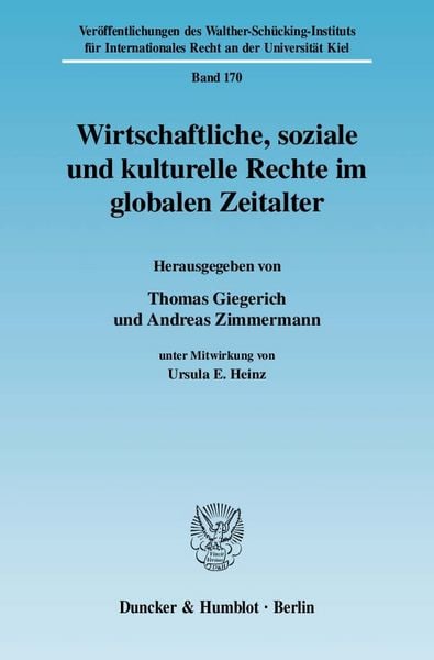 Produktbild: Wirtschaftliche, soziale und kulturelle Rechte im globalen Zeitalter.